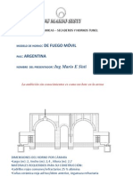 Horno túnel de ladrillos cerámicos