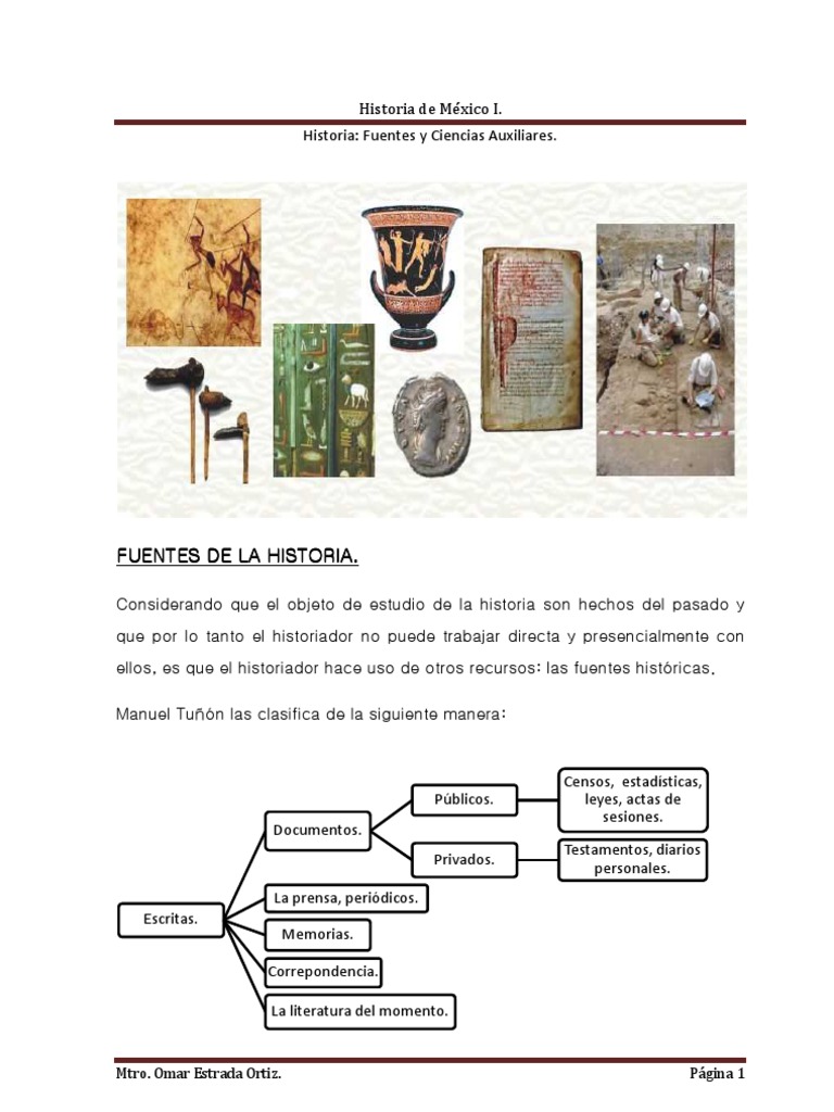 Ciencias Auxiliares De La Historia Pdf Arbol