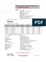 MX920 Base Station/Repeater Spec