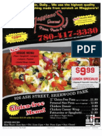 Maggiano's Pizza & Donair Menu