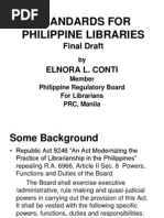 Standards For Philippine Libraries