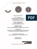 Joint Statement FAA Reauthorization Hearing - December 2011