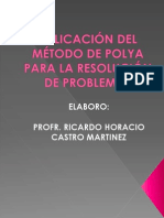 Aplicación Del Método de Polya para La Resolución