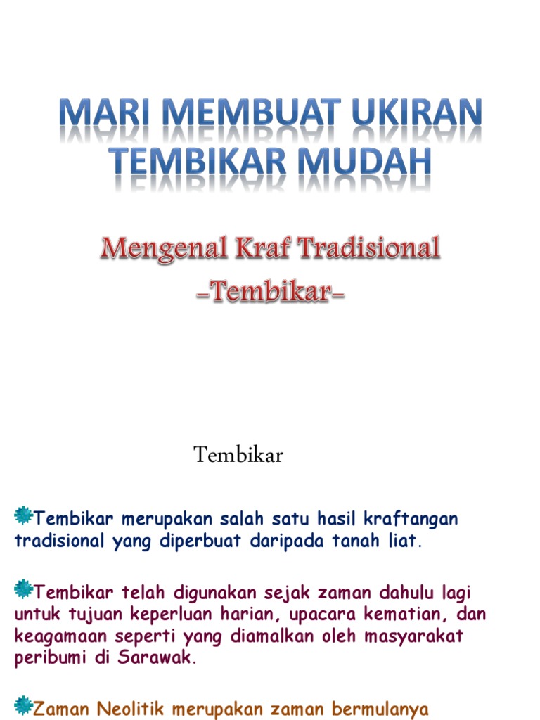 Tembikar Labu Sayong | PDF