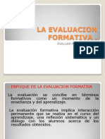 La Evaluacion Formativa