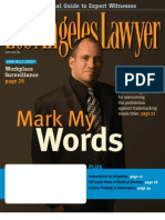 Trademarking Movie Titles - "Mark My Words," LA Lawyer Titles Article April 2008
