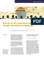 McKinsey - Do-Or-die Questions About Technology