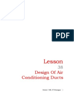 Design of Air Conditioning Ducts