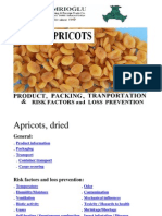 Dried Apricots: Packing, Transporting and Risk Factors
