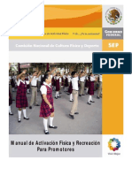 Manual de Activacion Fisica y Recreacion Promotor