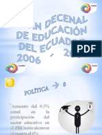 Plan Decenal de Educaci N Del Ecuador2