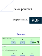 More On Pointers: Chapter 6 in ABC