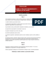 54 - Pravilnik o Evidencijama U Oblasti Bezbednosti I Zdravlja Na Radu