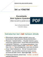 Risk Ve Yönetim - İbrahim Atilla ACAR