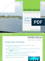 Staten Solar - Corporate Presentation 