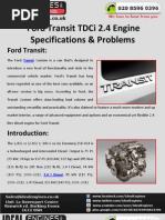 Download Ford Transit 24 Tdci Engine Specifications  Problems by Callum Smith SN162160616 doc pdf