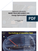 Warp Field Mechanics 102