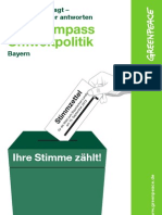 Wahlkompass Umweltpolitik 2013 (Bayern)