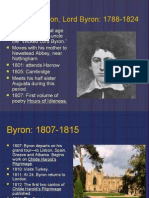 George Gordon, Lord Byron: 1788-1824