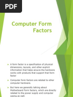 Computer Form Factors (Motherboard)