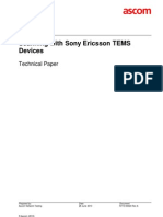 Scanning With Sony Ericsson TEMS Devices - Technical Paper