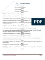 CBSE Class 9 Heron's Formula