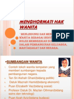 Menghormati Hak Wanita