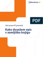 Kako Dosezem Vpis V Zemljisko Knjigo