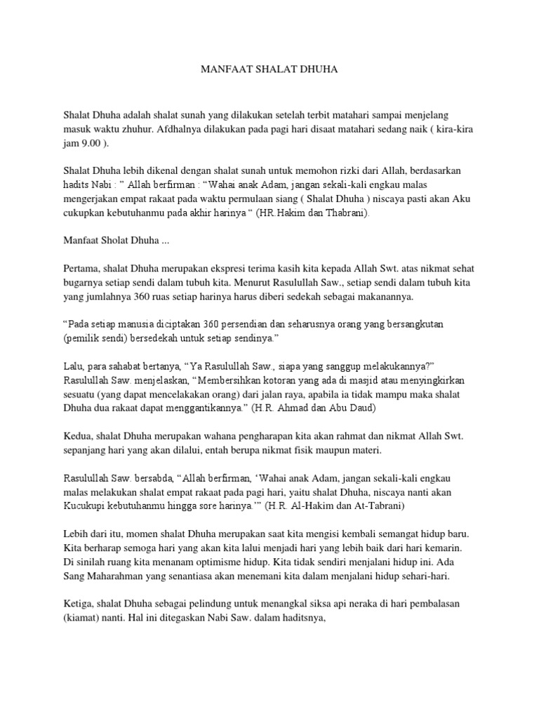 Ceramah Singkat Tentang Sholat Berjamaah Mudah