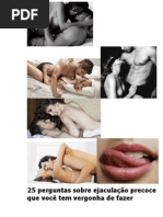 O FIM DA EJACULAÇÃO PRECOSE