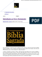 Introdução Ao Novo Testamento - Portal Da Teologia PDF