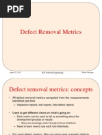 Defect Removal Metrics