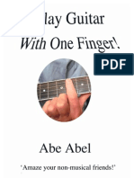 Play Guitar With One Finger by Abe Abel .... and Support The Africa Mercy Hospital Ship