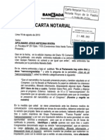 #CartaNotarial Enviada Por @BankadaFP A Apolinario Antezana - @juliogagop