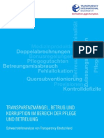 Studie Transparenzmaengel Betrug Und Korruption Im Bereich Der Pflege Und Betreuung