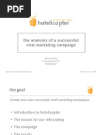 Download Hotelicopter - The Anatomy of a Successful Viral Marketing Campaign by superhelix SN16225273 doc pdf