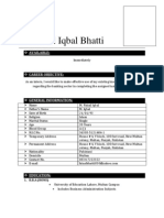M. Faisal Iqbal Bhatti: Available