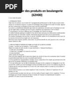 Fabriquer Des Produits en Boulangerie