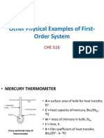 Other Physical Examples of First-Order System - LEC 5