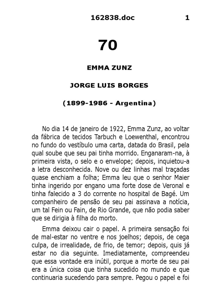 70 Emma Zunz PDF