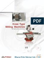 Knee Type Milling Machines