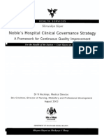 Noble's Hospital Clinical Governance Strategy (Modul 11)