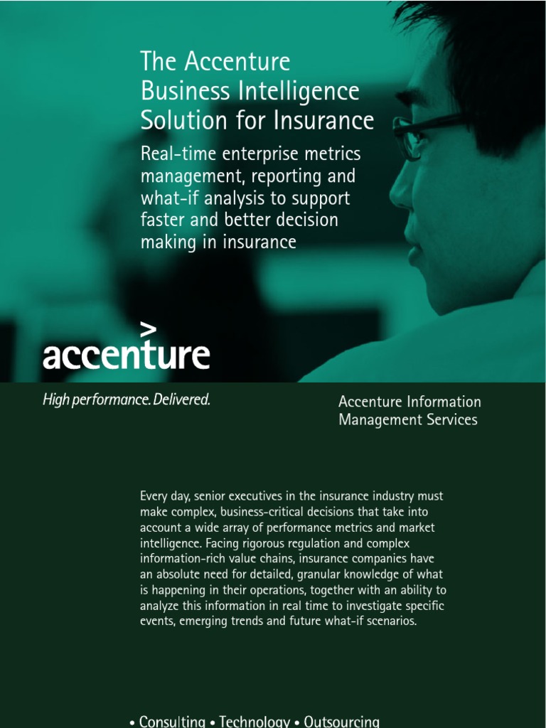 The Accenture Business Intelligence Solution for Insurance