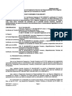 TUO Reglamento Nacional de Responsabilidad Civil y SOAT DS 024-2002-MTC