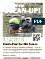 2013 Canoe Cleanup Poster1