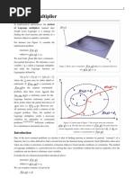 Lagrange Multiplier PDF