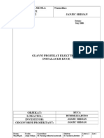 Primer Projekta Iz Elektricnih Instalacija