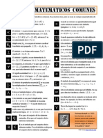 Infografia Simbolos Matematicos Comunes