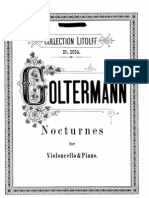 5 Nocturnos Para Cello y Piano - George Golterman