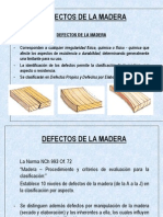 Defectos en La Madera